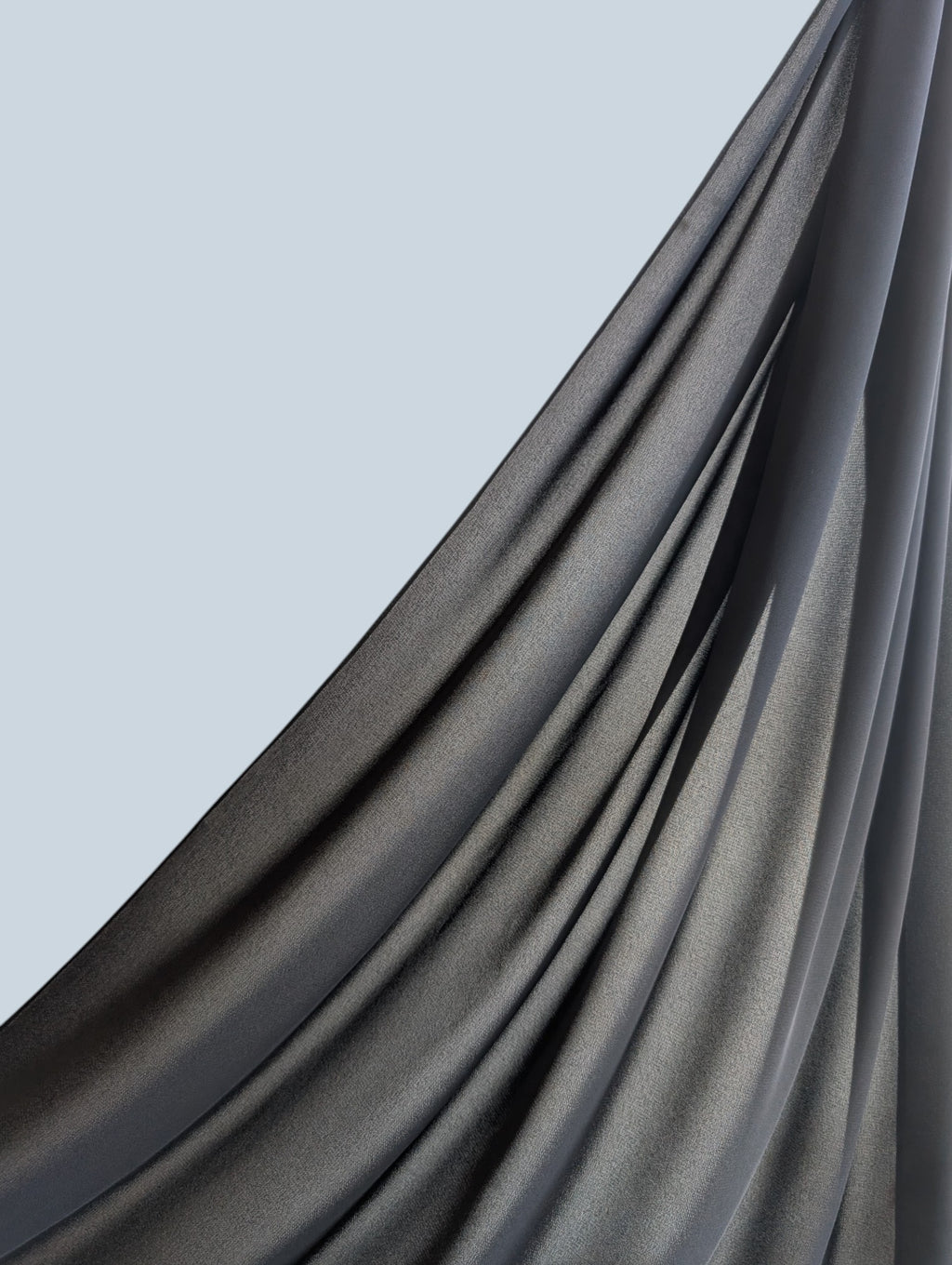 Luxury Chiffon Hijab Black