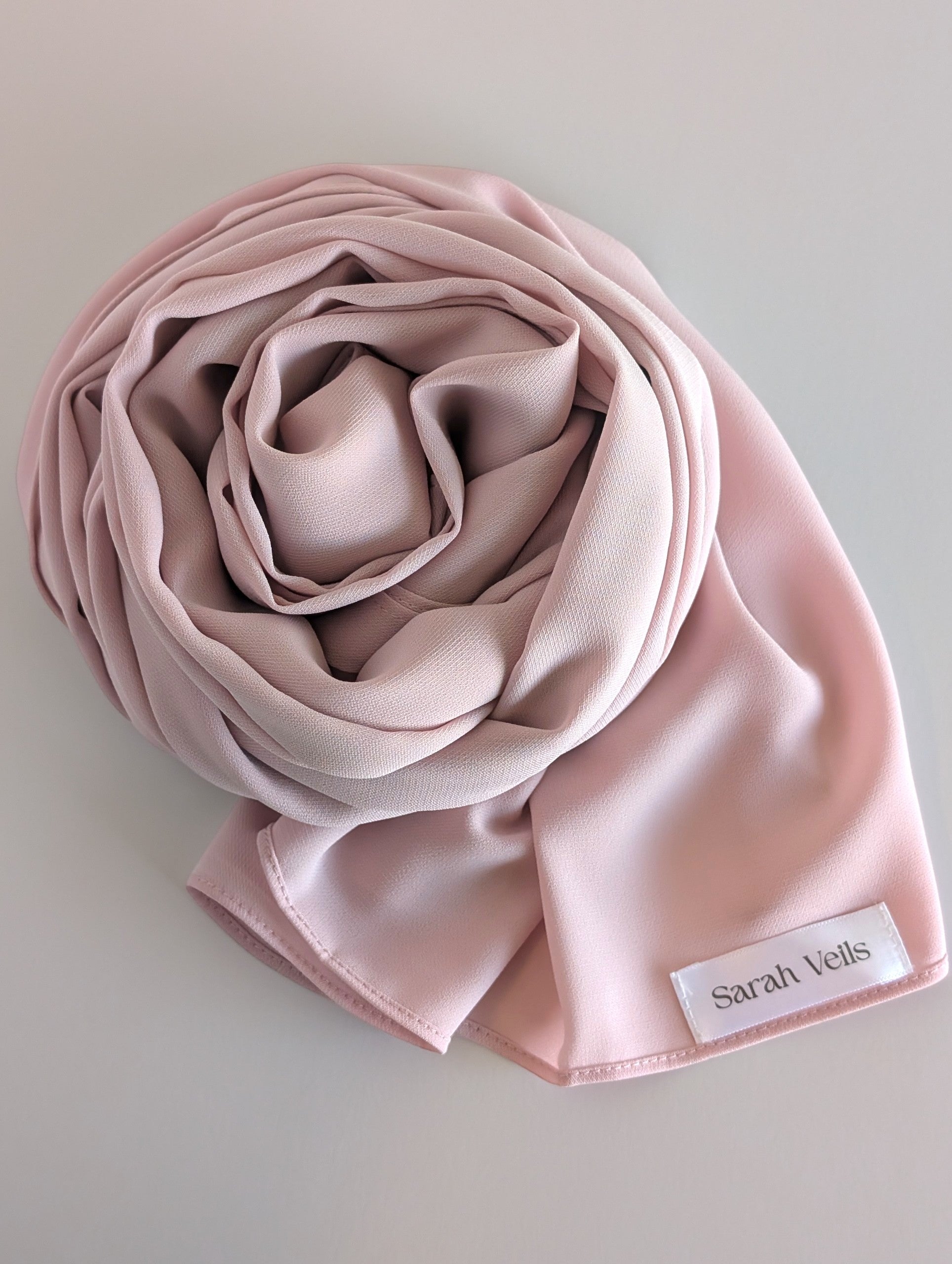 Luxury Chiffon Hijab Soft Pink
