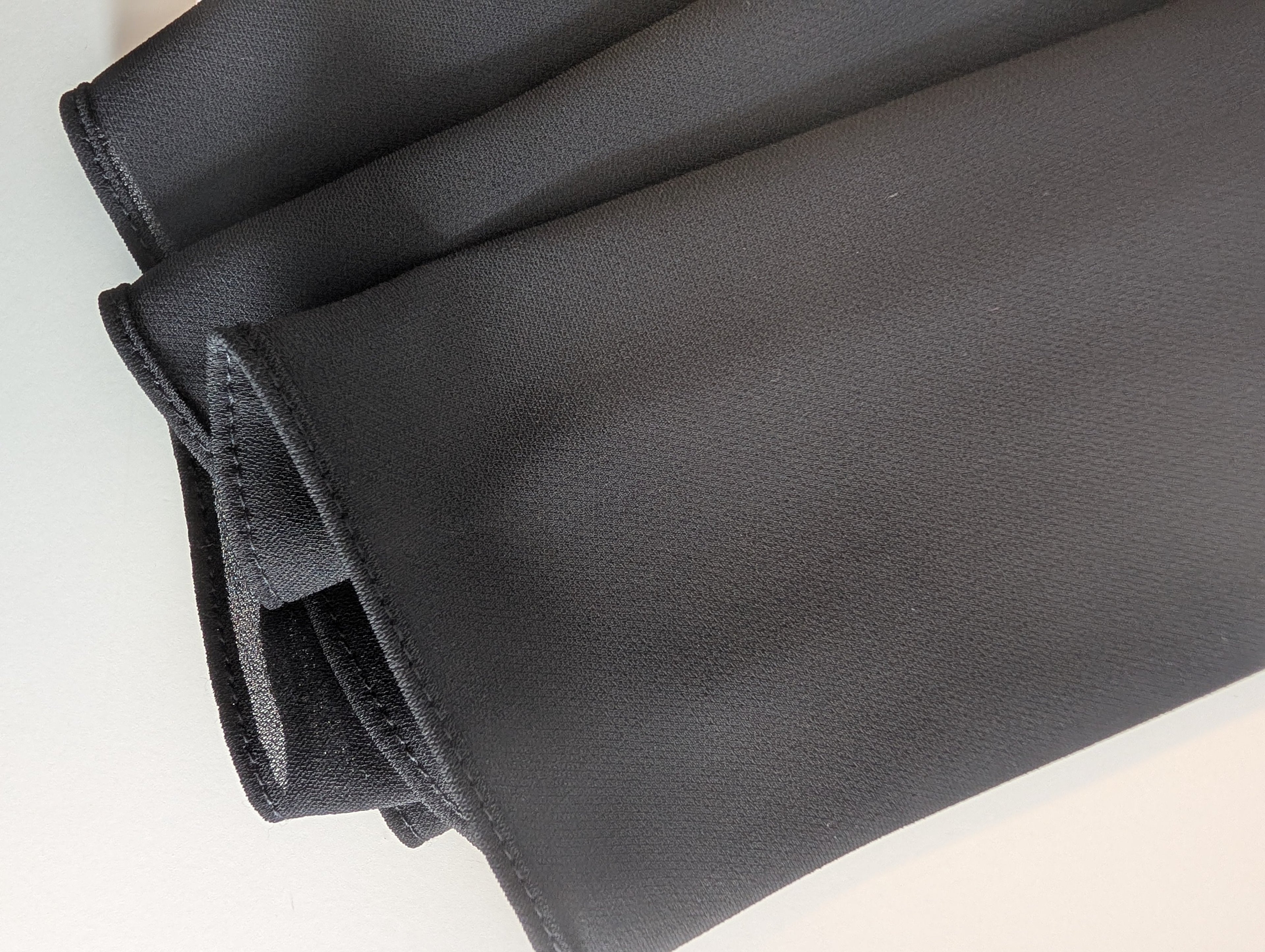 Luxury Chiffon Hijab Black