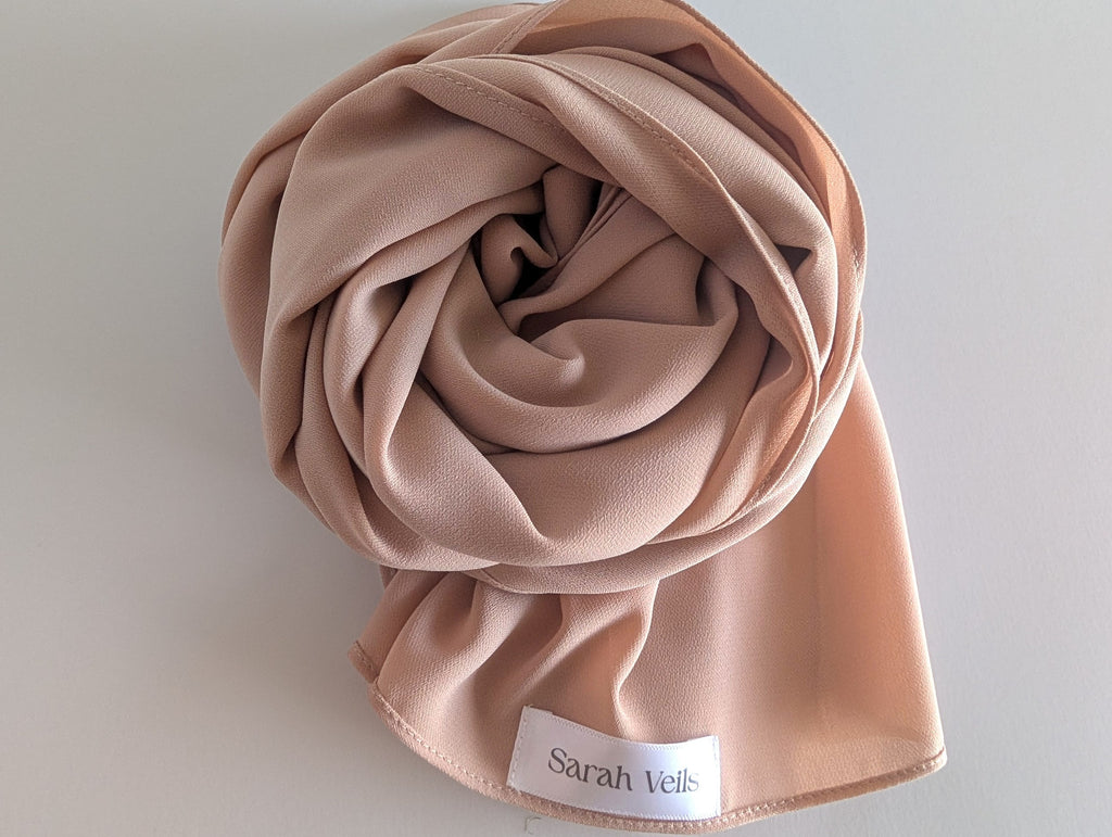 Luxury Chiffon Hijab Beige